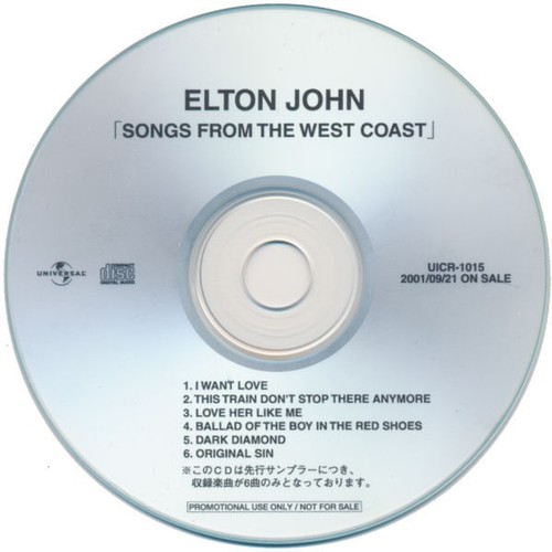 Elton john songs from - from, west